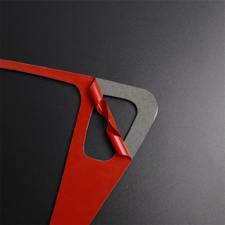 Three Color Carbon Fiber Car Right Driving Gear Panel Decorative Sticker for BMW E90 / E92 2005-2012, Right Driving Gear Panel(Three Color)