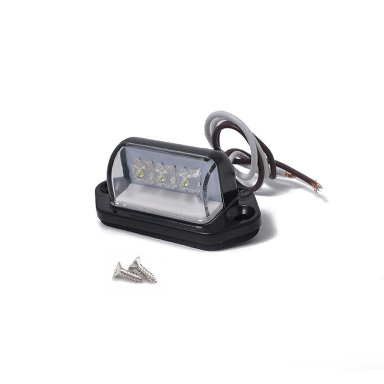 A5662 Truck Trailer Lorry 12V 3LEDs Number Licence Plate Light Rear Tail Lamp, A5662