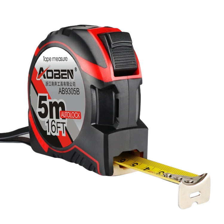 Aoben Retractable Ruler Measuring Tape Portable Pull Ruler Mini Tape Measure, Length: 5m Width: 25mm, Length: 5m Width: 25mm