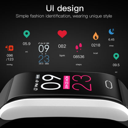 B11 0.96 inches IPS Color Screen Smart Bracelet IP67 Waterproof, Support Call Reminder /Heart Rate Monitoring /Blood Pressure Monitoring /Sleep Monitoring / Sedentary Reminder