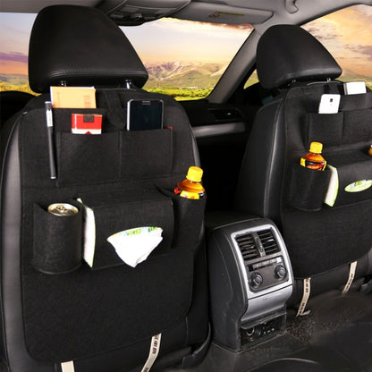 KANEED Auto Car Backseat Organizer Multi-Pocket Travel Storage Bag for Sunglass Phone Tissue Beverage Drink Can, Storage Bag