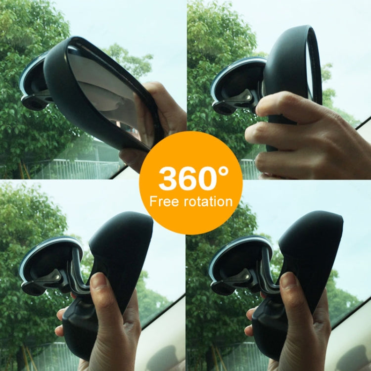 Car Auto 360 Degree Adjustable Suction Cup Rear View Mirror Baby Convex Mirror, Suction Cup Rear View Mirror