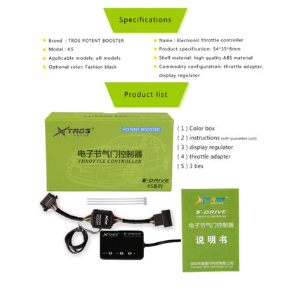 TROS KS-5Drive Potent Booster for Hyundai Santa FE 2010-2012 Electronic Throttle Controller, For Hyundai Santa FE 2010-2012