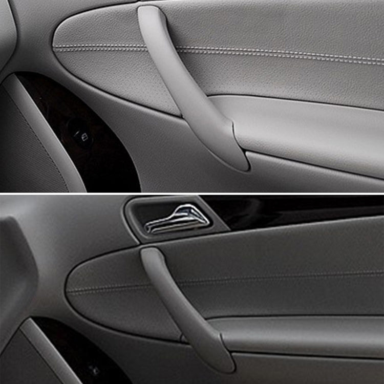 Car Rear Right Inside Doors Handle Pull Trim Cover for Mercedes-Benz C-class W203 -2007 , Left Driving, Rear Right (Beige), Rear Right (Black), Rear Right (Grey)