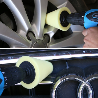 6 in 1 3 inch Car Polishing Disc Set Wheel Rim Polishing Waxing Sponge, 6 in 1