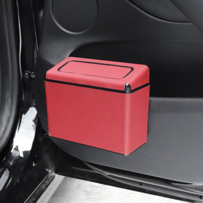 Car Plastic Trash Can Large Capacity Interior Accessories Box
