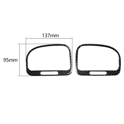 Carbon Fiber Car Left Right Air Outlet Decorative Sticker for Volkswagen Golf 6 2008-2012, Left Right Air Outlet