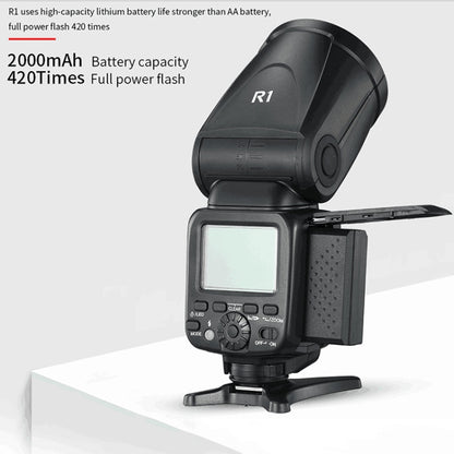 TRIOPO R1 76WS High-Speed 1/8000s TTL Flash Speedlite for Canon / Nikon DSLR Cameras, R1