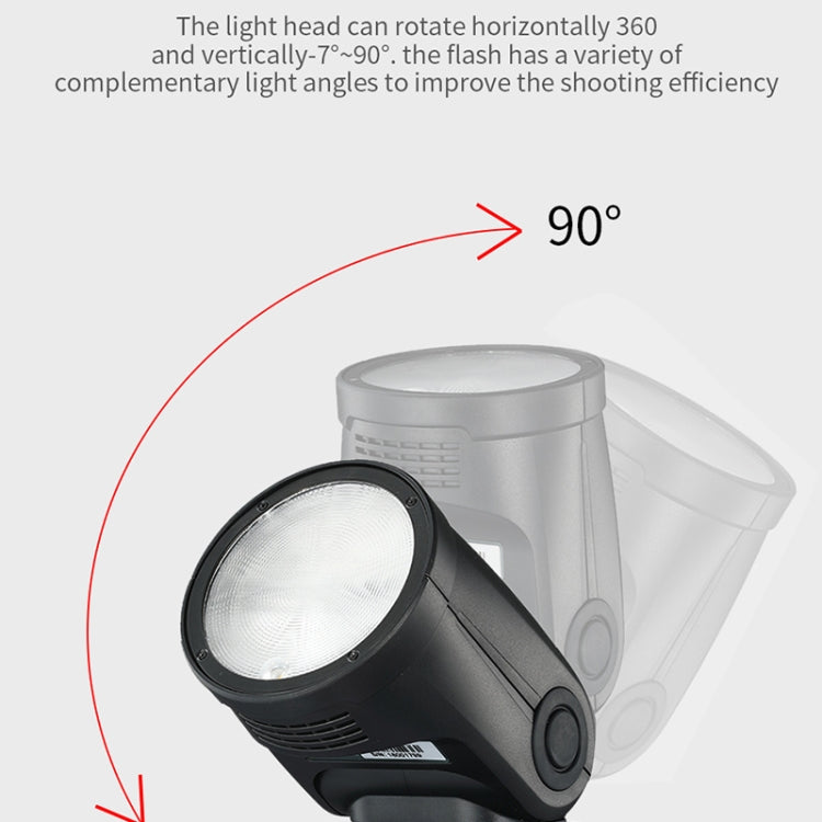 TRIOPO R1 76WS High-Speed 1/8000s TTL Flash Speedlite for Canon / Nikon DSLR Cameras, R1