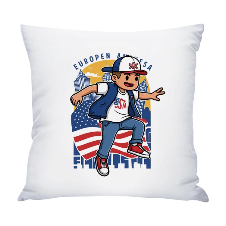Boy Printed Sofa Pillow Case No Core Print On Your Demand, 35x35cm, 40x40cm, 45x45cm, 50x50cm, 60x60cm