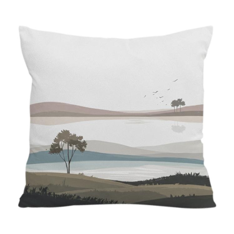 Scenery Printed Sofa Pillow Case No Core Print On Your Demand, 35x35cm, 40x40cm, 45x45cm, 50x50cm, 60x60cm