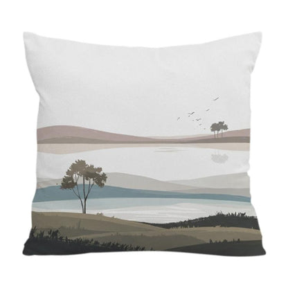 Scenery Printed Sofa Pillow Case No Core Print On Your Demand, 35x35cm, 40x40cm, 45x45cm, 50x50cm, 60x60cm