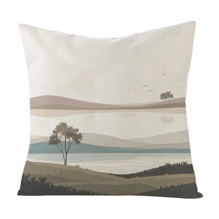 Scenery Printed Sofa Pillow Case No Core Print On Your Demand, 35x35cm, 40x40cm, 45x45cm, 50x50cm, 60x60cm