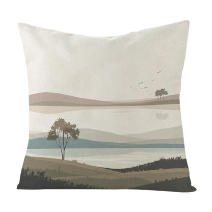 Scenery Printed Sofa Pillow Case No Core Print On Your Demand, 35x35cm, 40x40cm, 45x45cm, 50x50cm, 60x60cm