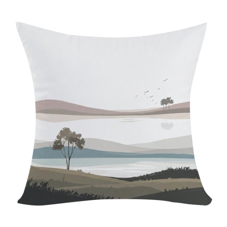 Scenery Printed Sofa Pillow Case No Core Print On Your Demand, 35x35cm, 40x40cm, 45x45cm, 50x50cm, 60x60cm