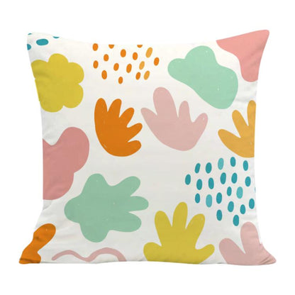 Colorful Blocks Printed Sofa Pillow Case No Core Print On Your Demand, 35x35cm, 40x40cm, 45x45cm, 50x50cm, 60x60cm