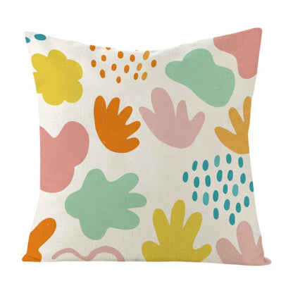 Colorful Blocks Printed Sofa Pillow Case No Core Print On Your Demand, 35x35cm, 40x40cm, 45x45cm, 50x50cm, 60x60cm