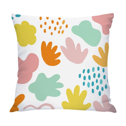 Colorful Blocks Printed Sofa Pillow Case No Core Print On Your Demand, 35x35cm, 40x40cm, 45x45cm, 50x50cm, 60x60cm