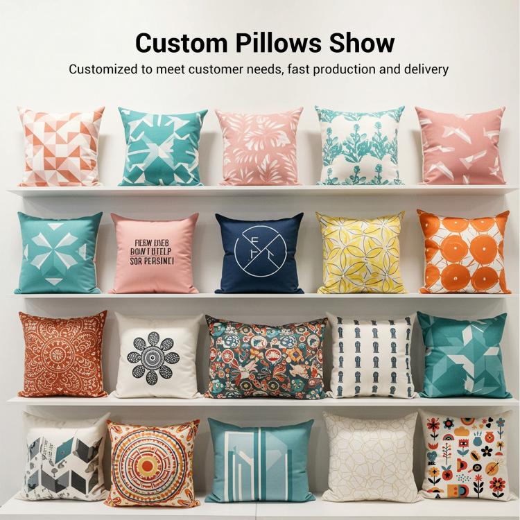 Girl Printed Sofa Pillow Case No Core Print On Your Demand, 35x35cm, 40x40cm, 45x45cm, 50x50cm, 60x60cm