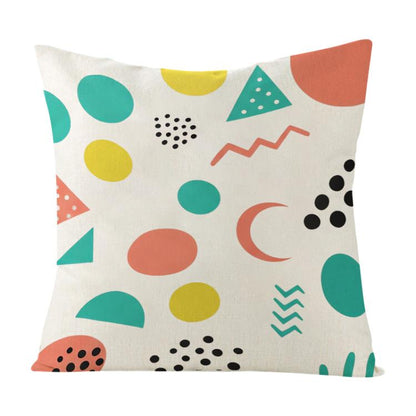 Geometry Printed Sofa Pillow Case No Core Print On Your Demand, 35x35cm, 40x40cm, 45x45cm, 50x50cm, 60x60cm