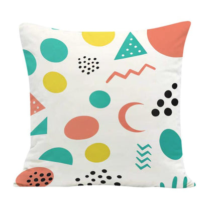 Geometry Printed Sofa Pillow Case No Core Print On Your Demand, 35x35cm, 40x40cm, 45x45cm, 50x50cm, 60x60cm