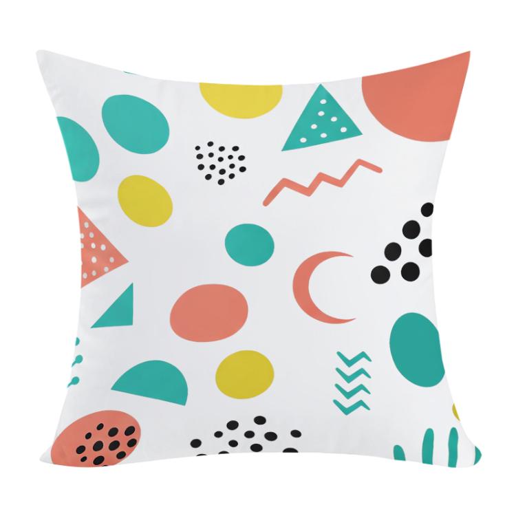Geometry Printed Sofa Pillow Case No Core Print On Your Demand, 35x35cm, 40x40cm, 45x45cm, 50x50cm, 60x60cm
