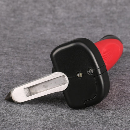 Car Cane Handle Portable Mobility Aid Flashlight Belt Cutter Glass Breaker Emergency Escape Tools, 566