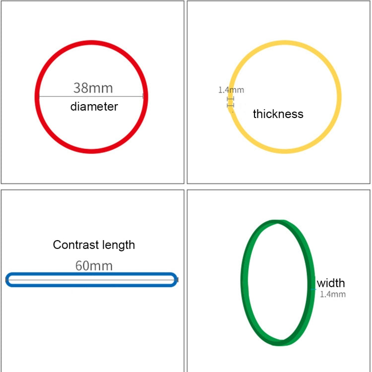 Assorted Color Sturdy Stretchable Elastic Rubber Bands School Office Supplies Stationery, 1KG Per Bag, Assorted Color