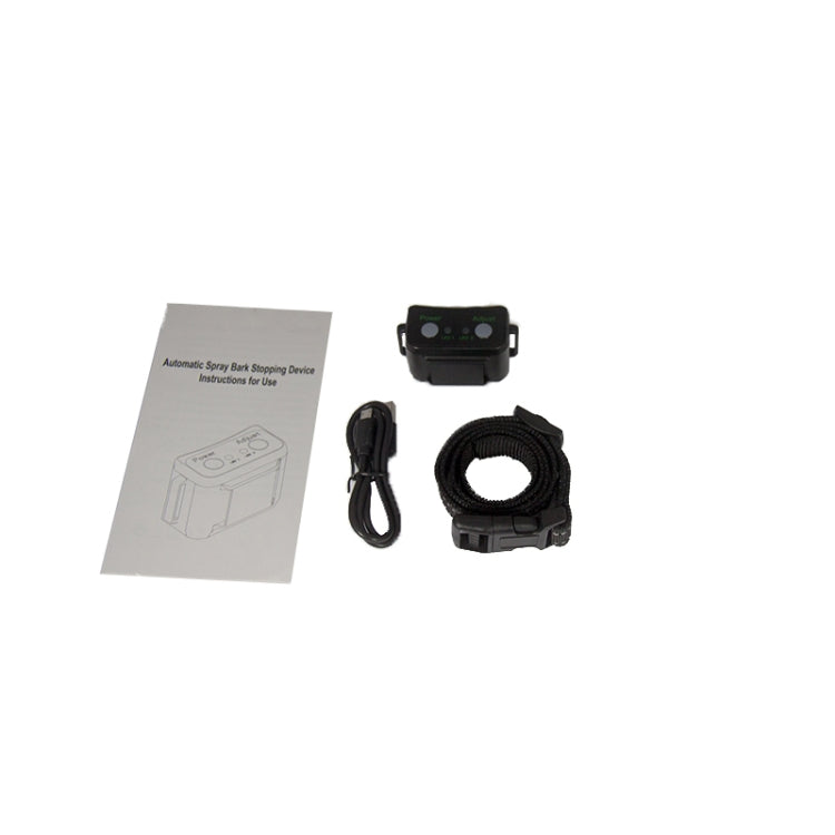 WELLTURN B490 Rechargeable Waterproof Pet Dog Training Automatic Spray Anti Barking Collar, B490