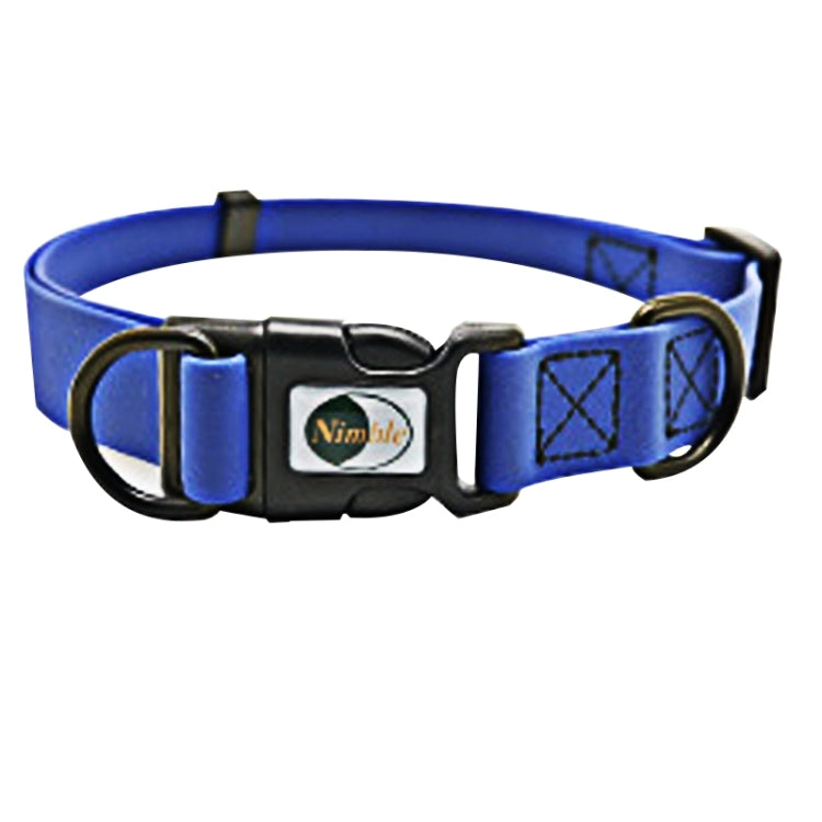 PVC Material Waterproof Adjustable Dual Loop Pet Dogs Collar, Suitable for Ferocious Dogs, Size: S, Collar Size: 24-36 cm, Size: S