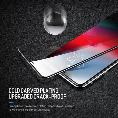 For iPhone 11 Pro Max / XS Max ROCK 0.23mm Soft Edge 7D Curved Surface Anti Blue-ray Full Screen Tempered Glass Film, For iPhone 11 Pro Max / XS Max