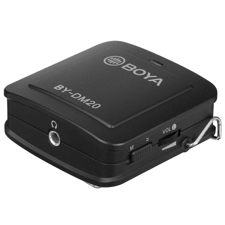 BOYA BY-DM20 Dual-Channel Recording Lavalier Microphone for iPhone / Android(Type-C) / Laptop