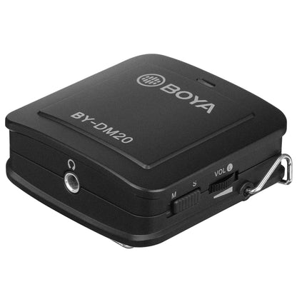 BOYA BY-DM20 Dual-Channel Recording Lavalier Microphone for iPhone / Android(Type-C) / Laptop