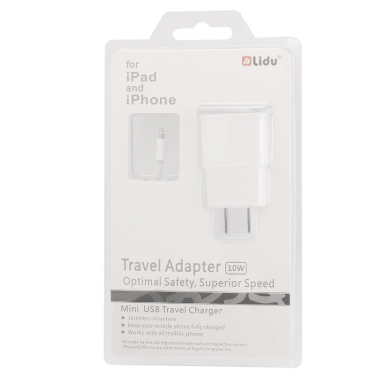 Charger Sync Cable + US Plug Travel Charger for iPad, iPhone, Galaxy, Huawei, Xiaomi, LG, HTC and Other Smart Phones, Rechargeable Devices, US Plug