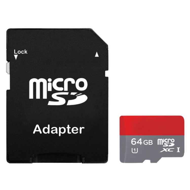 64GB High Speed Class 10 TF/Micro SDHC UHS-1(U1) Memory Card, Write: 15mb/s, Read: 30mb/s  (100% Real Capacity), 64GB