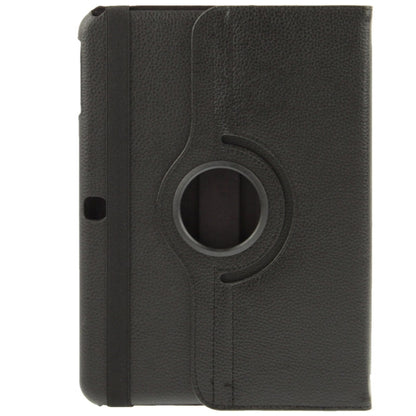 360 Degree Rotatable Litchi Texture Leather Case with 2-angle Viewing Holder for Samsung Galaxy Tab 4 10.1 / SM-T530 / T531 / T535