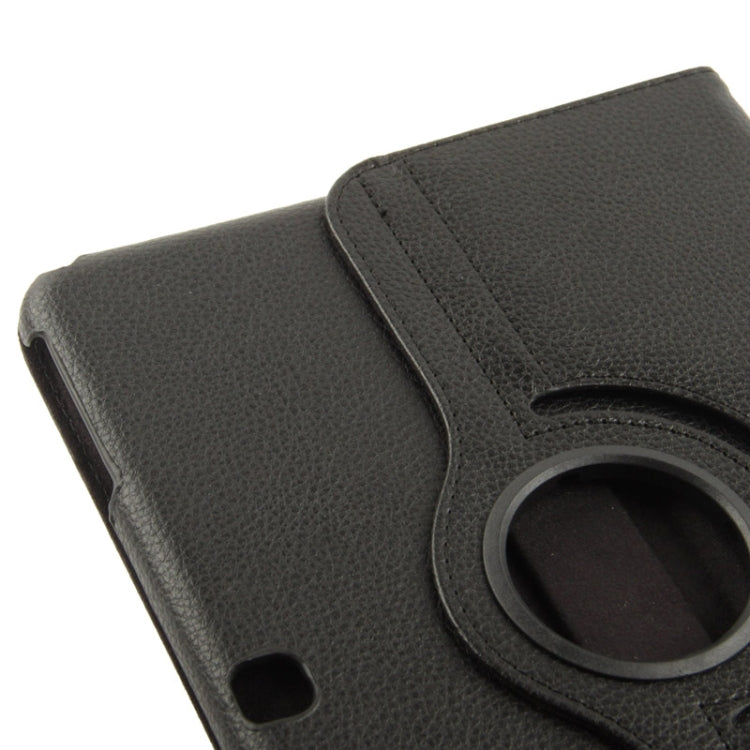 360 Degree Rotatable Litchi Texture Leather Case with 2-angle Viewing Holder for Samsung Galaxy Tab 4 10.1 / SM-T530 / T531 / T535