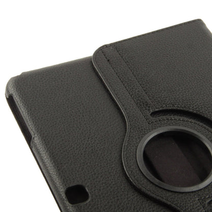 360 Degree Rotatable Litchi Texture Leather Case with 2-angle Viewing Holder for Samsung Galaxy Tab 4 10.1 / SM-T530 / T531 / T535